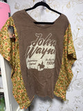 Upcycled John Wayne Shirt