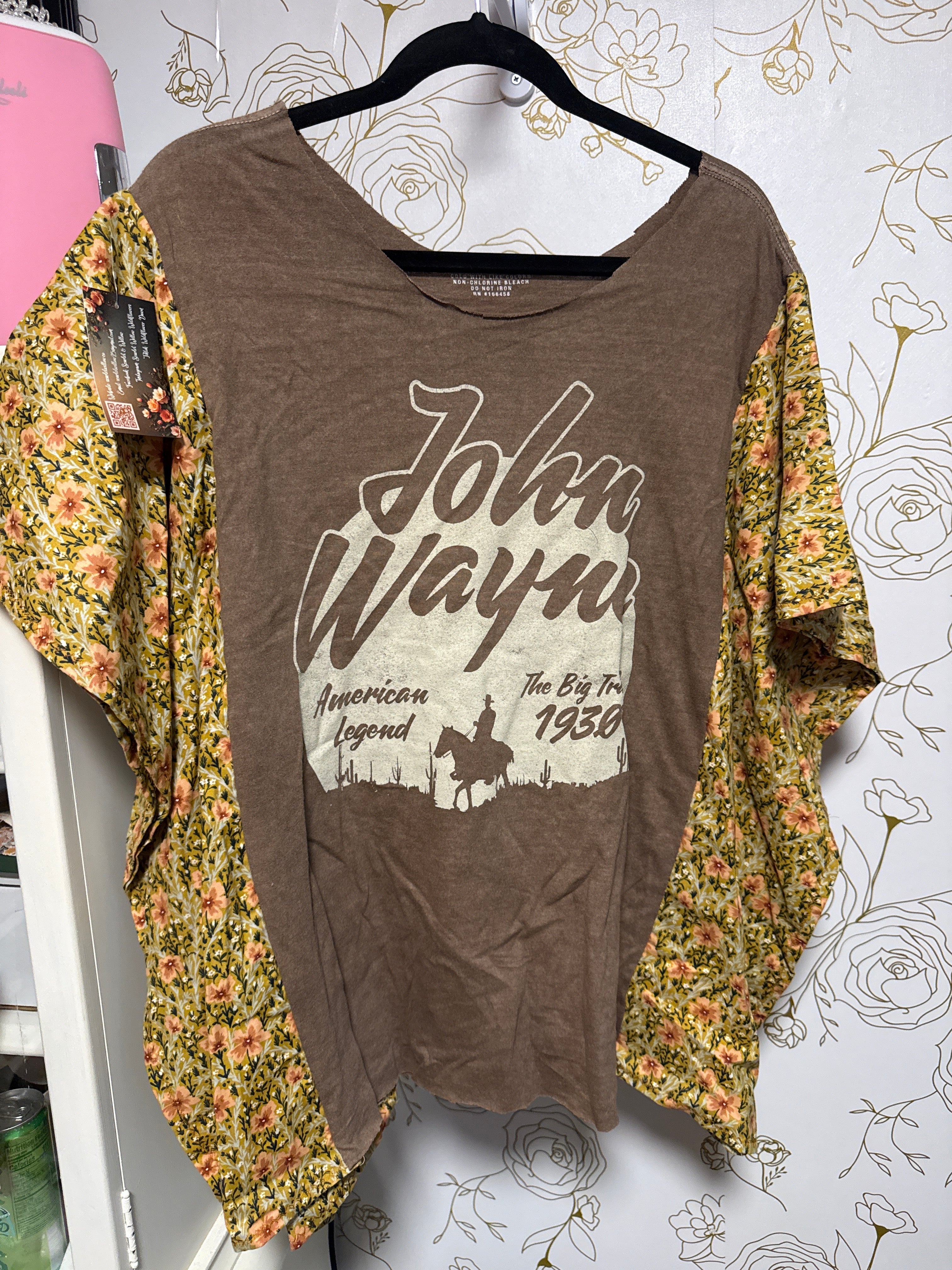 Upcycled John Wayne Shirt