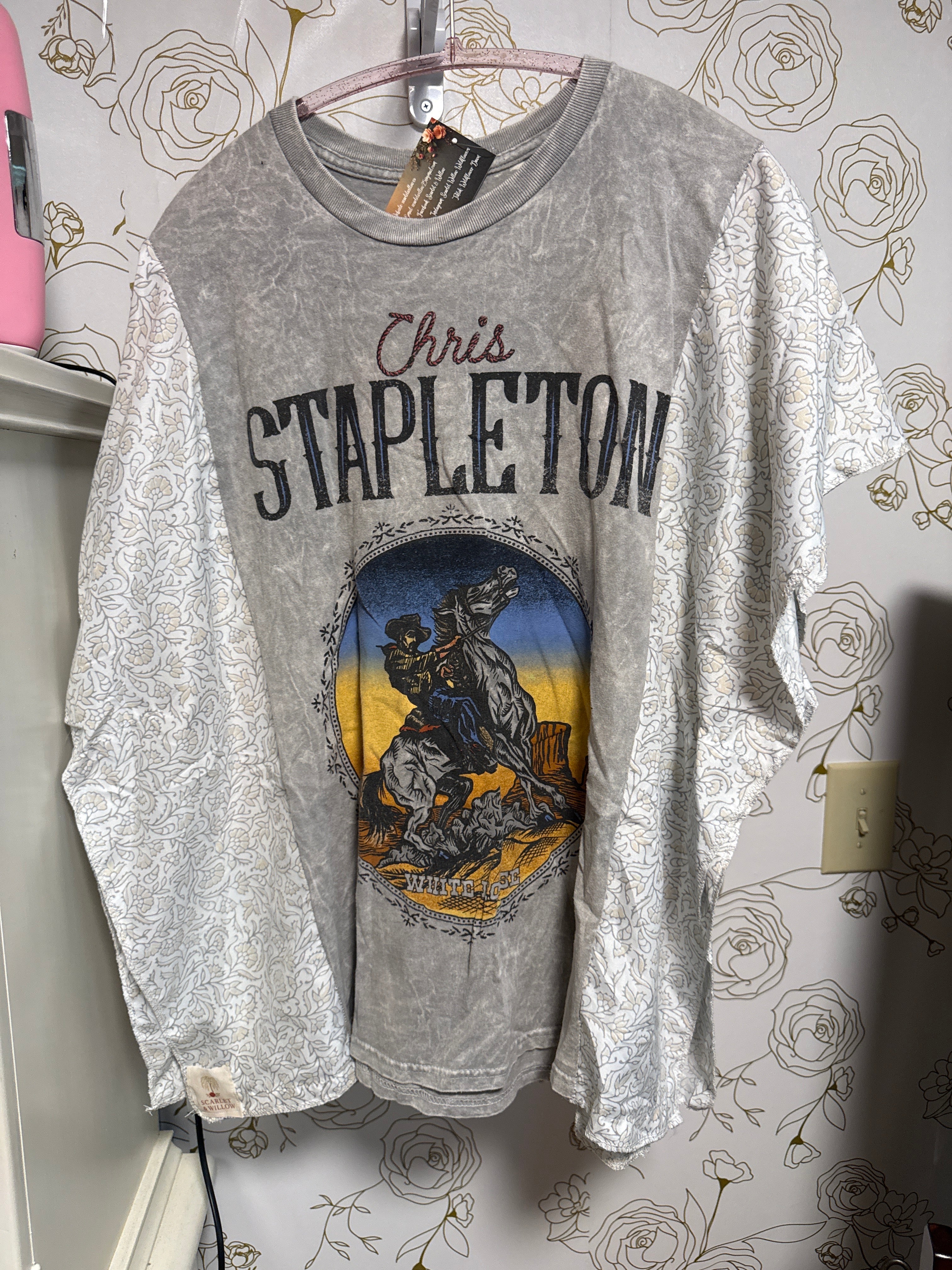 Upcycled Chris Stapleton Shirt