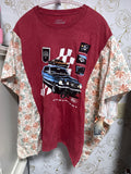 Upcycled Ford Mustang Shirt