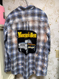 Upcycled Morgan Wallen Flannel Shirt