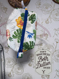 Hawaiian Flower Makeup Bag