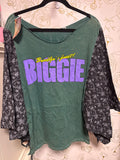 Upcycled Biggie Smalls Shirt