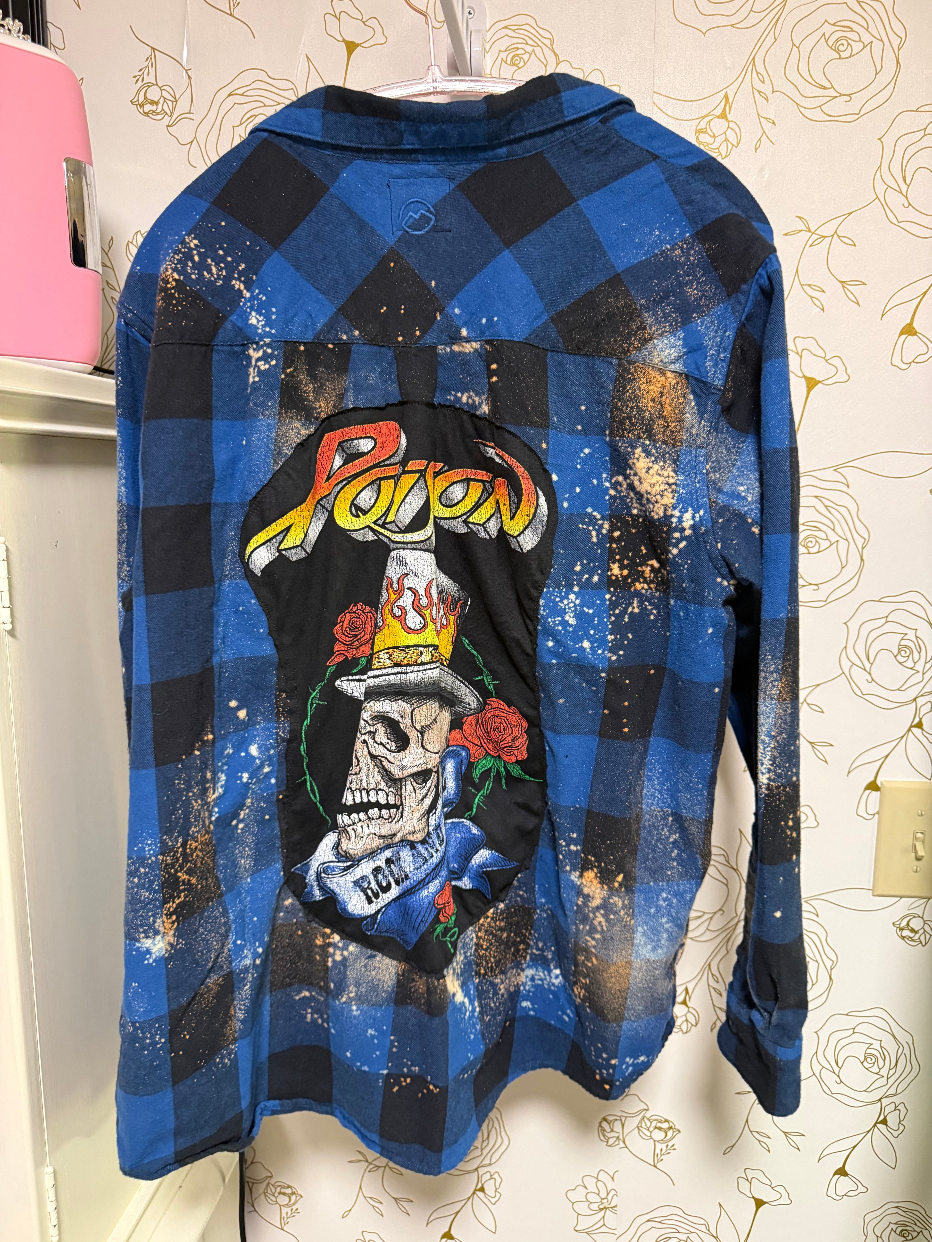 Upcycled Poison Flannel Shirt