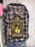 Upcycled Eric Clapton Flannel
