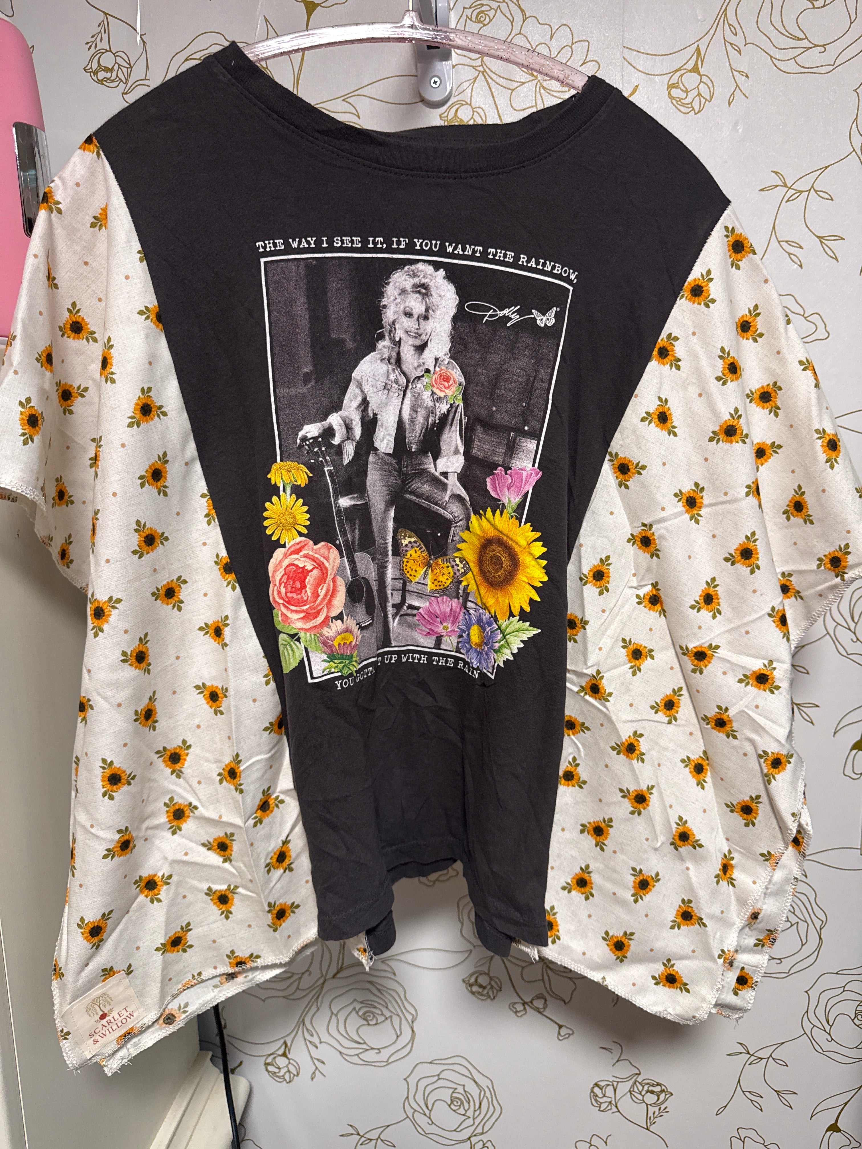 Upcycled Dolly Tshirt