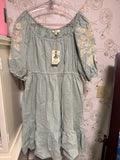 Vintage Blue Easel Dress