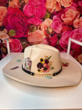 Vintage Flower Western Hat