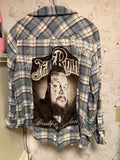 Upcycled Jelly Roll Flannel Shirt