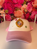 Pink Vintage Portrait Trucker Hat
