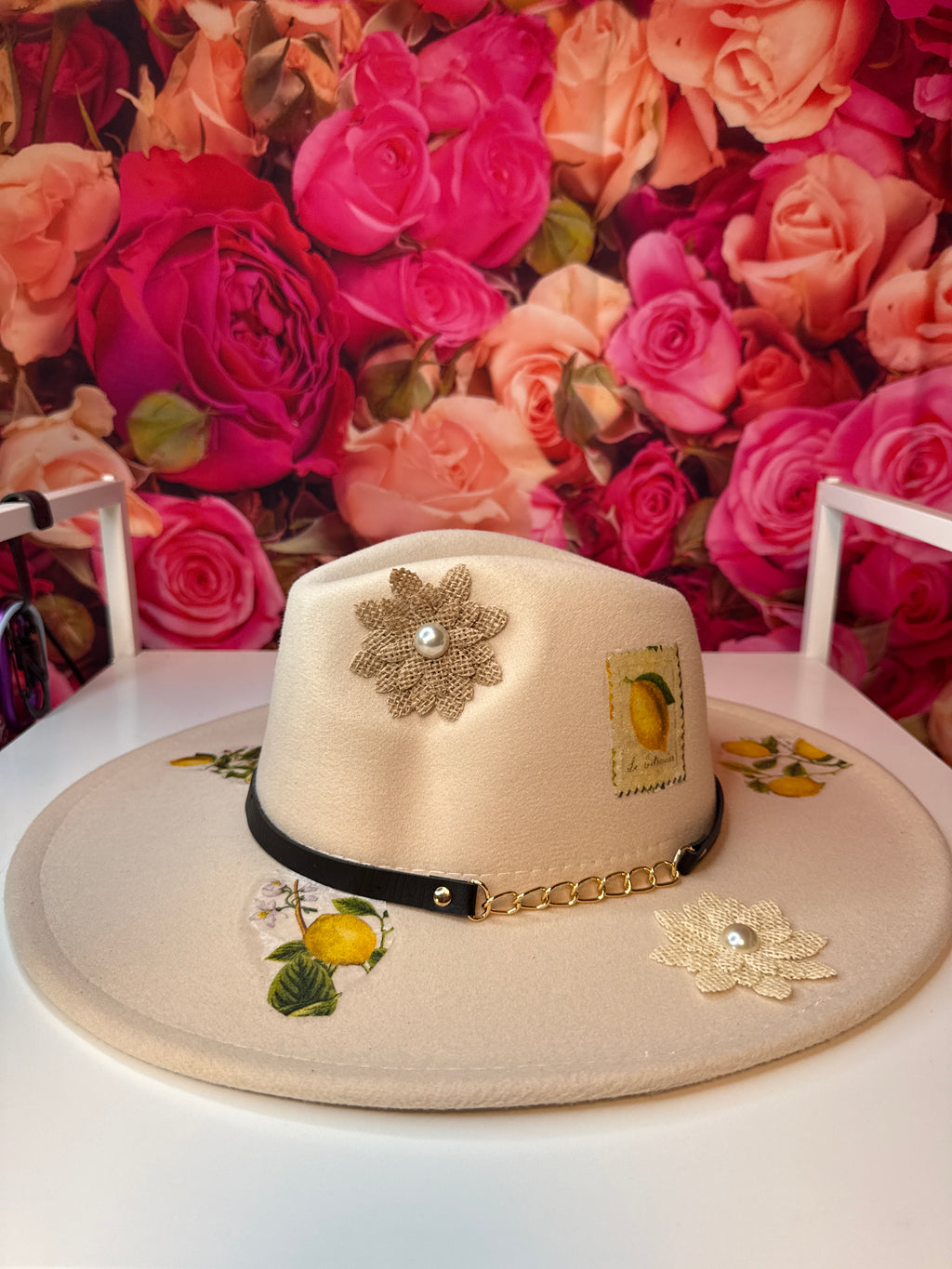 Vintage Lemon Western Hat