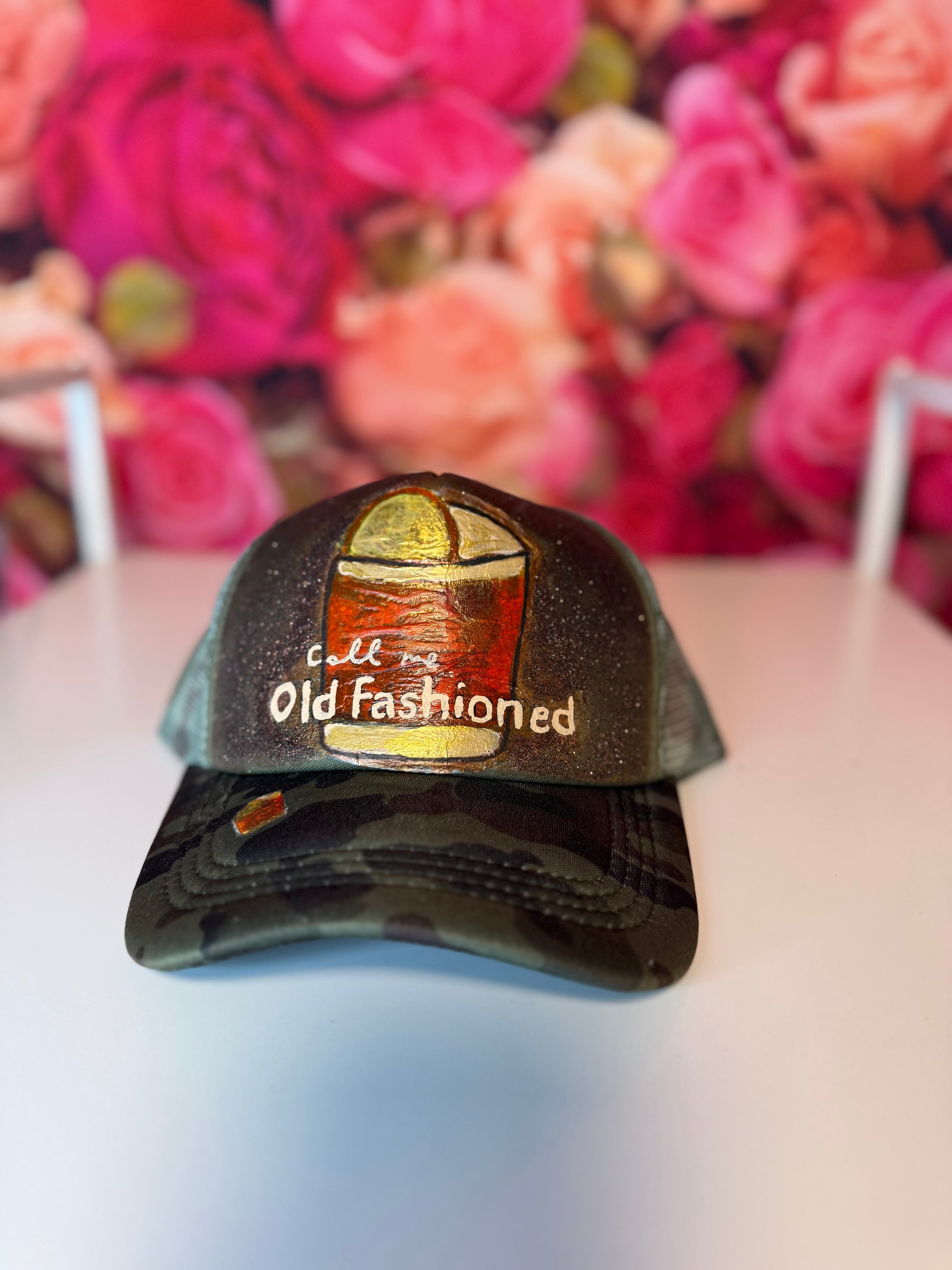 Old Fashioned Camo Trucker Hat