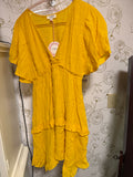 Umgee Fall Yellow Tunic Dress