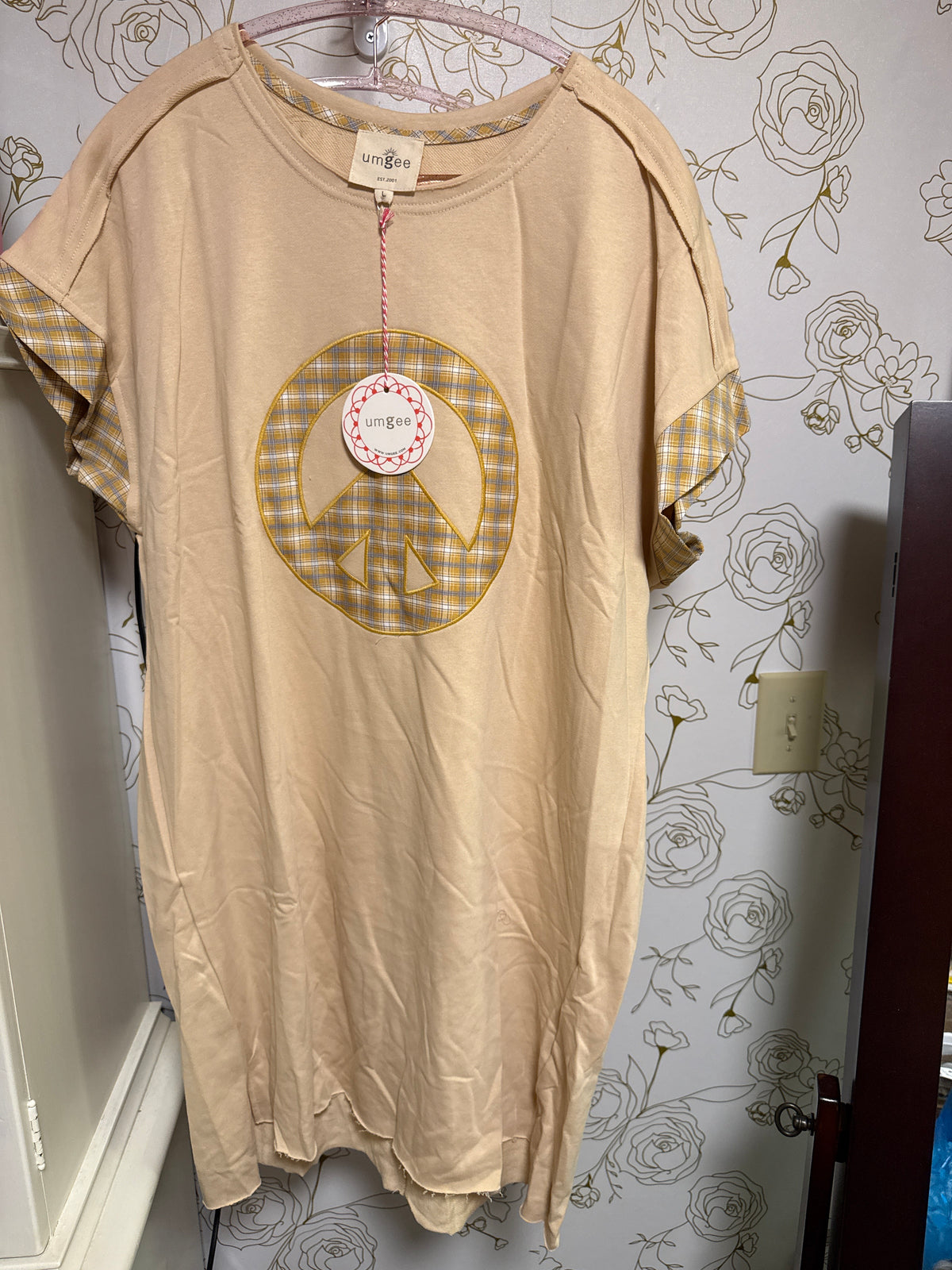 Umgee Tan Peace Dress