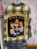 Upcycled Golden Girls Golden Flannel