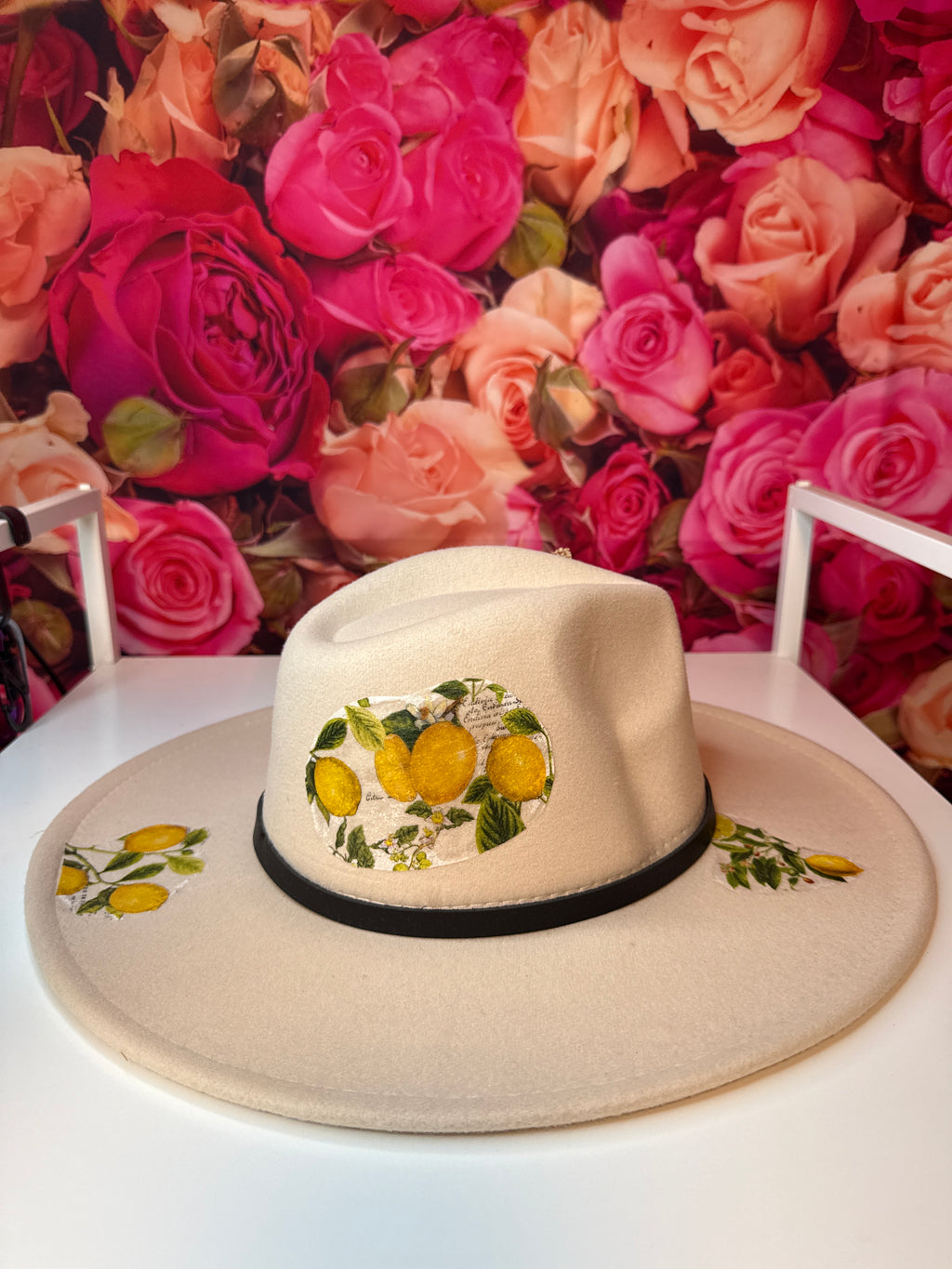 Vintage Lemon Western Hat