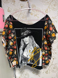 Upcycled Laney Wilson Crop Top Shirt