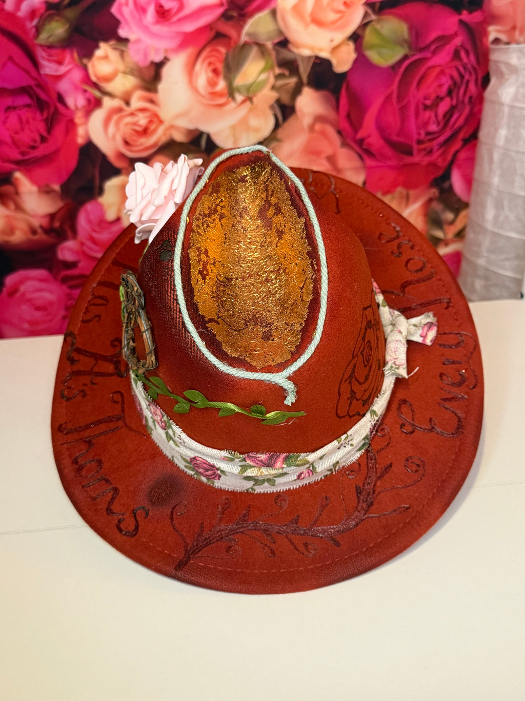 Roe Burnt Western Hat