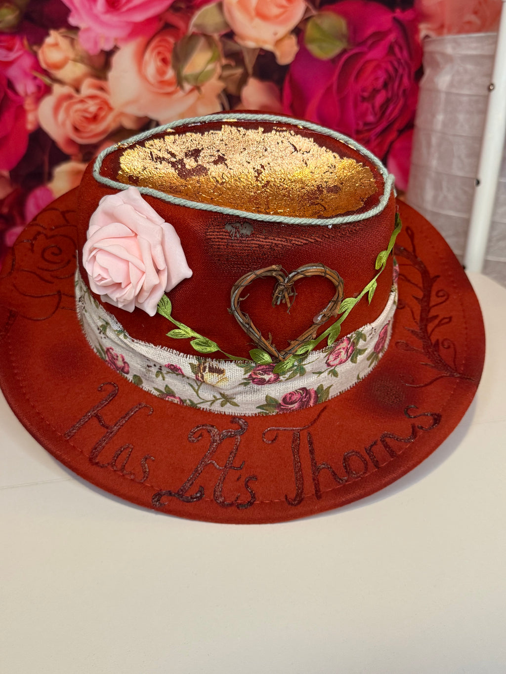 Roe Burnt Western Hat