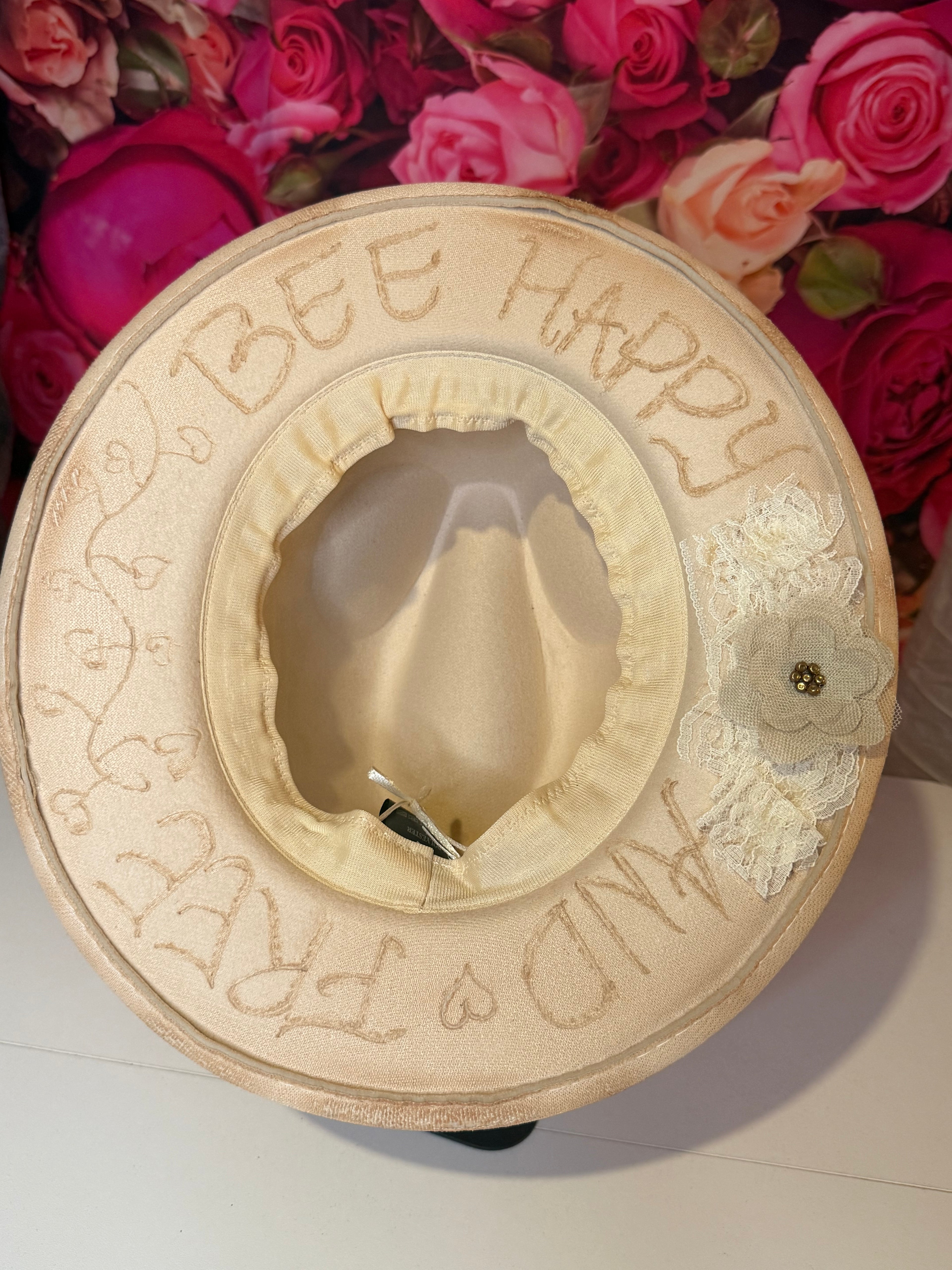 Bee Burnt Western Hat