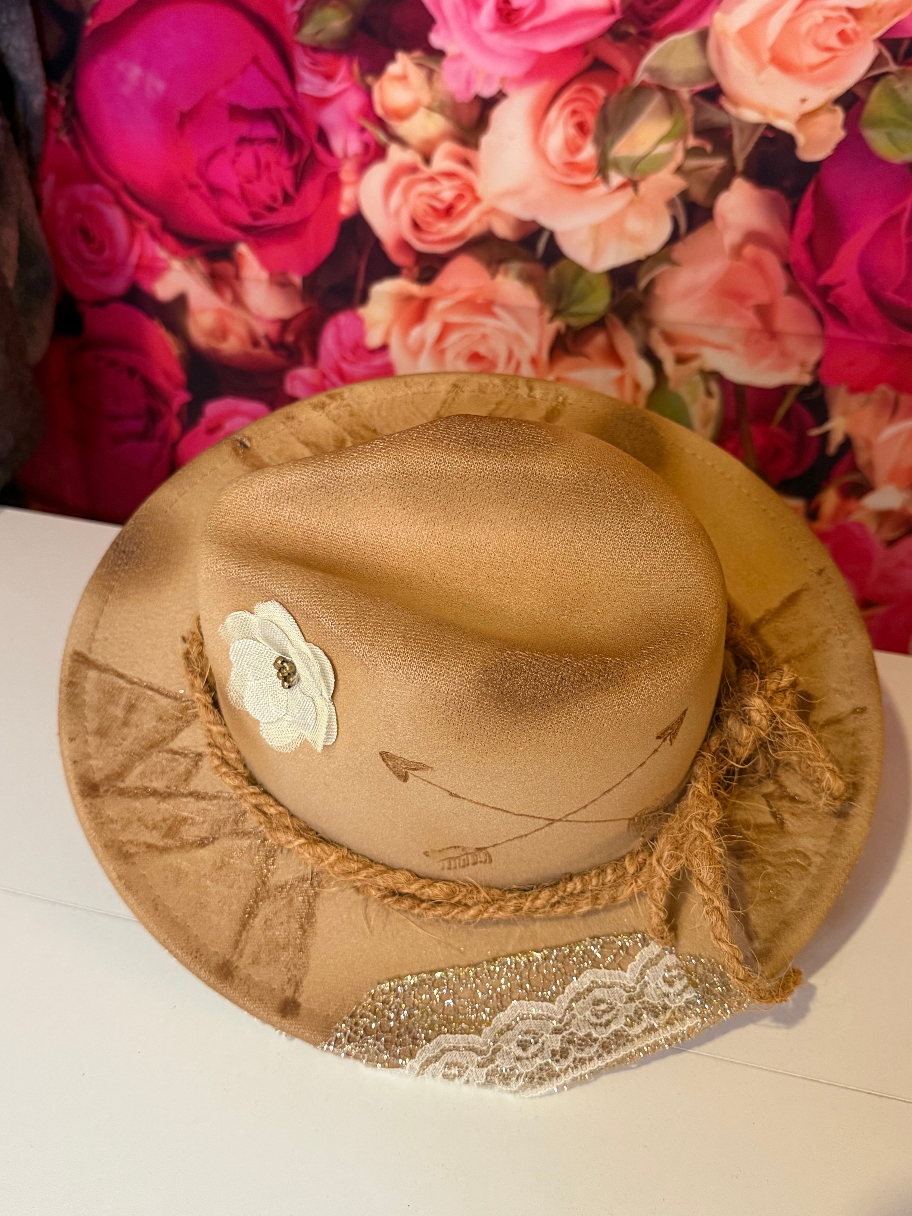 Yellowstone Burnt Western Hat