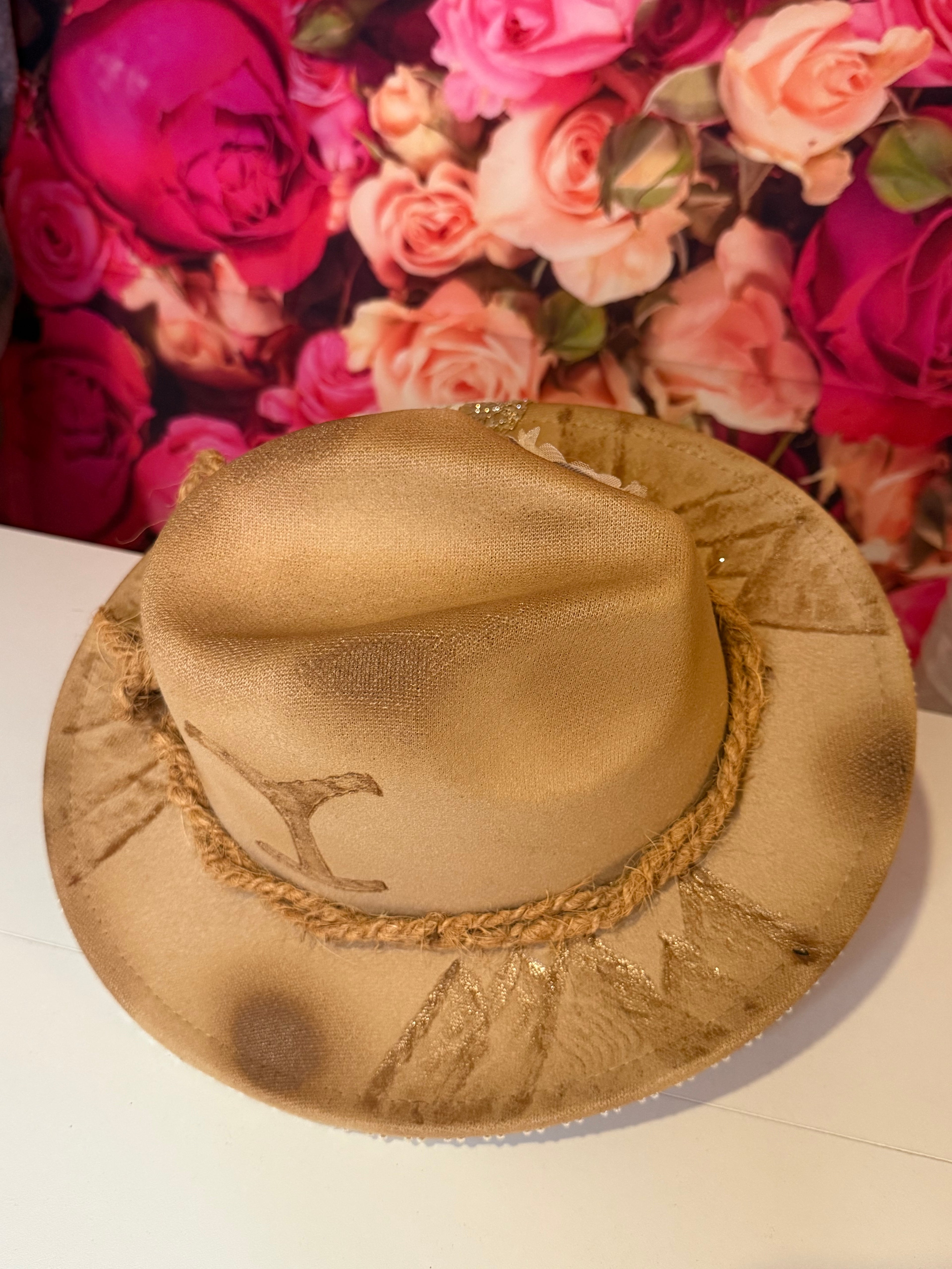 Yellowstone Burnt Western Hat