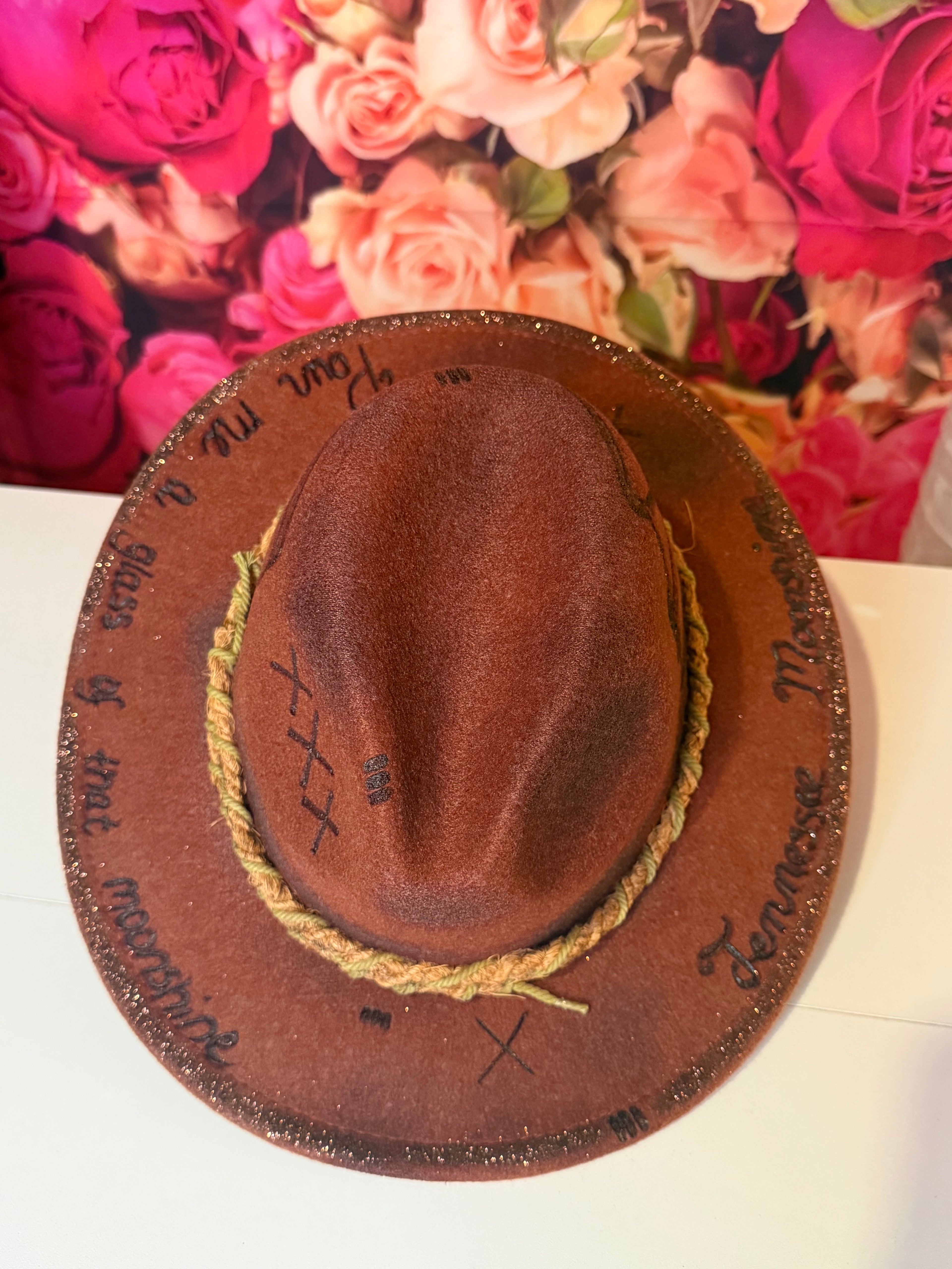 Moonshine Burnt Western Hat