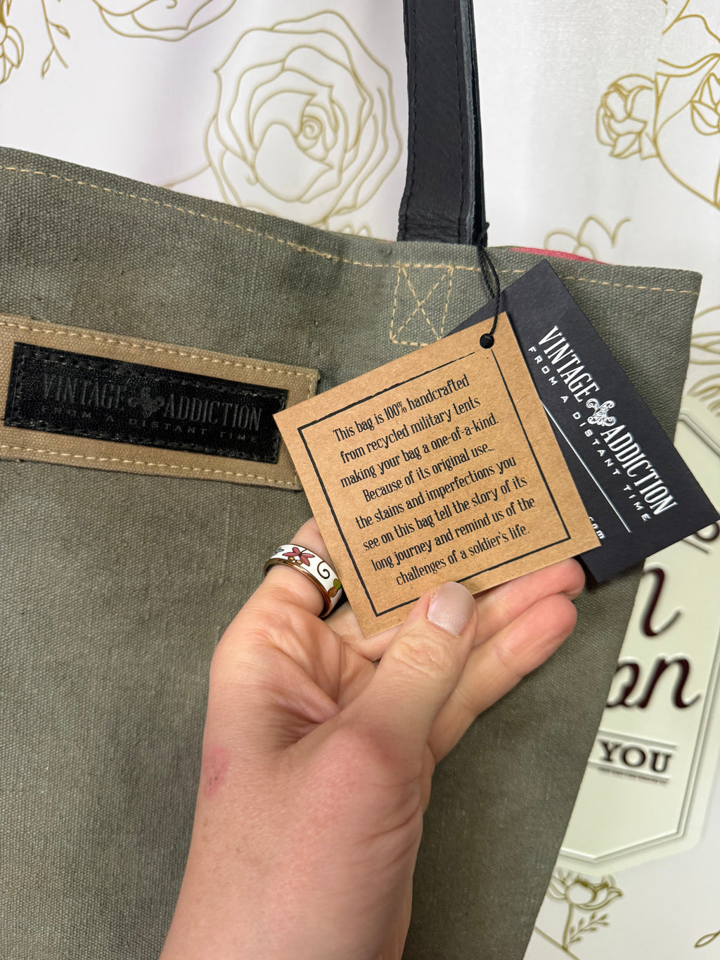 Vintage Addiction Military Handbag