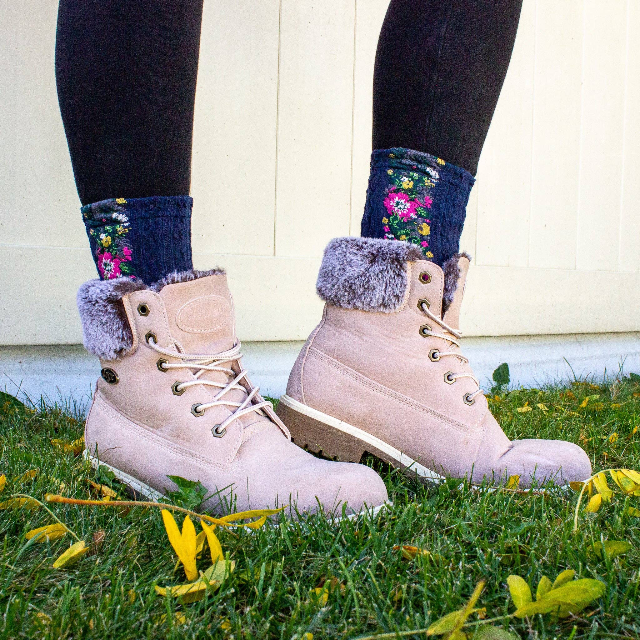 Audrey Vintage Socks: Burnt Orange