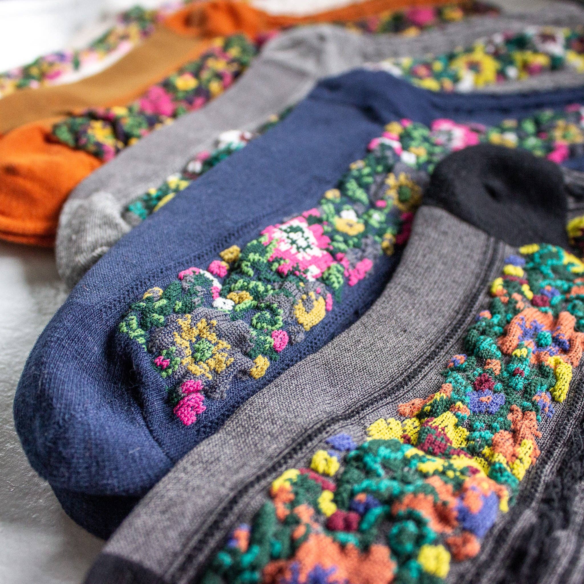 Audrey Vintage Socks: White